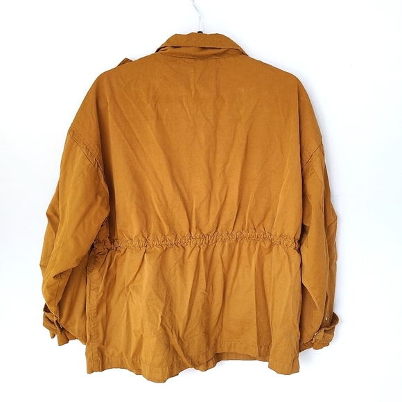 Mango Size XS Mustard Yellow Utility Jacket - Picture 2 of 8